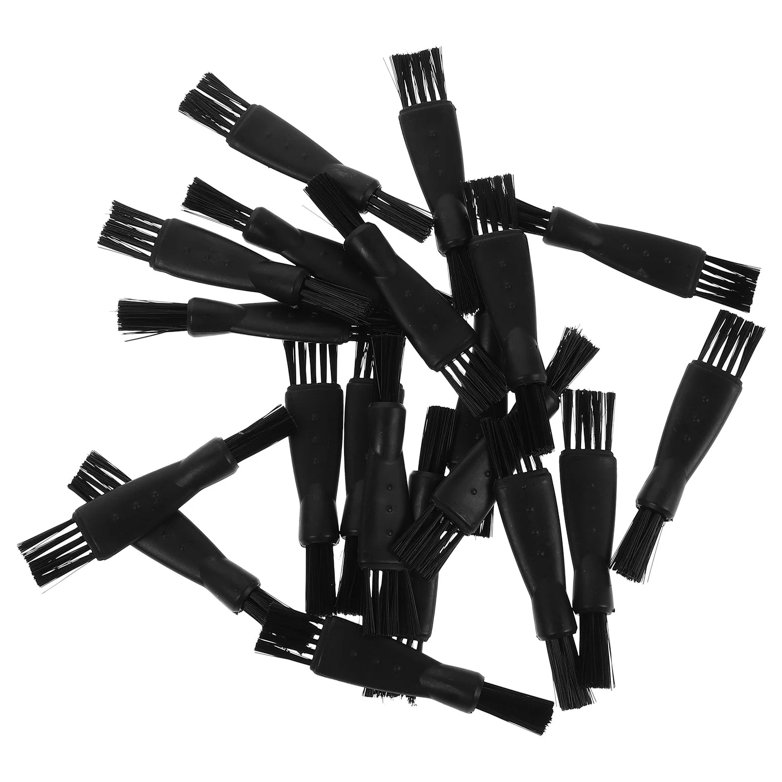 20 Pcs Shaver Cleaning Brush Beard Trimmer Clipper Hair Scissors Barber Plastic Mats for Clippers Duster Man Cleaner