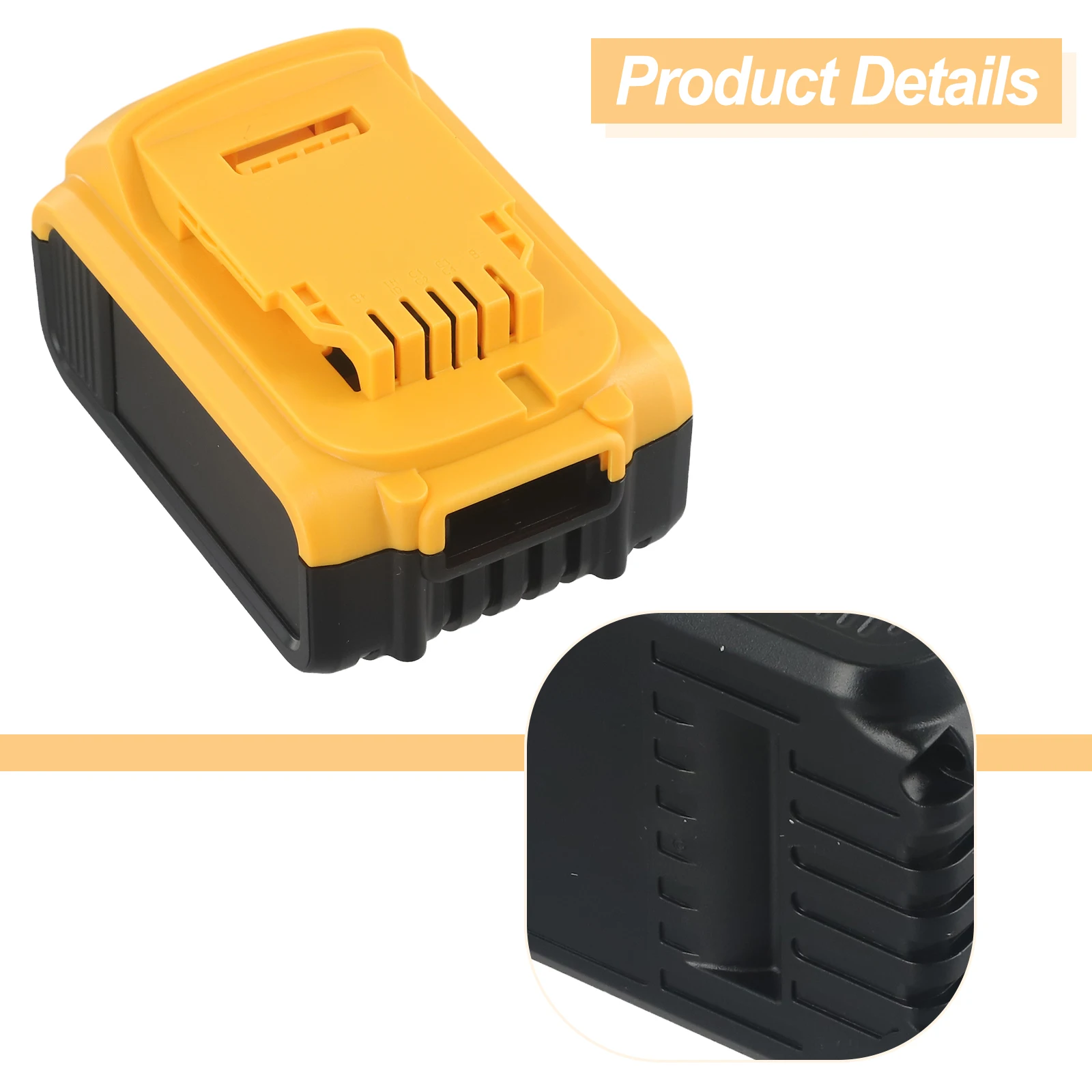 

DCB200 Li-Ion Battery Plastic Case Battery Plastic Shell PCB Charging Protection Board Shell 18V 20V Battery Box