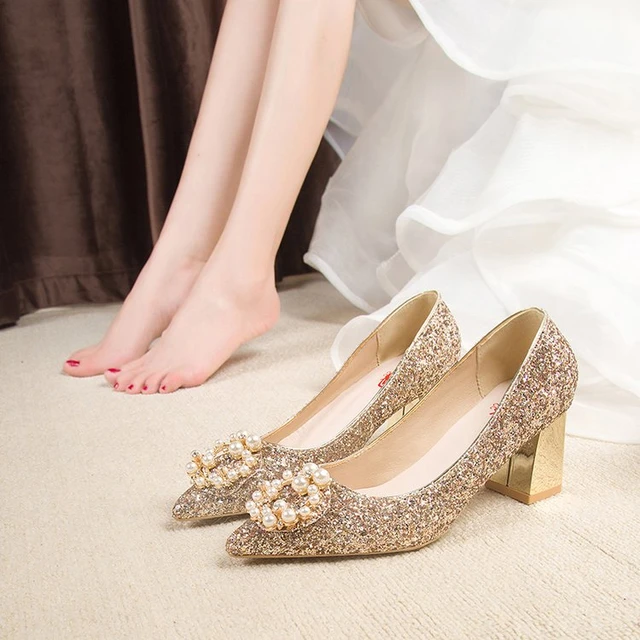 Party Shoes Women Wedding, Rhinestone Wedding Pumps