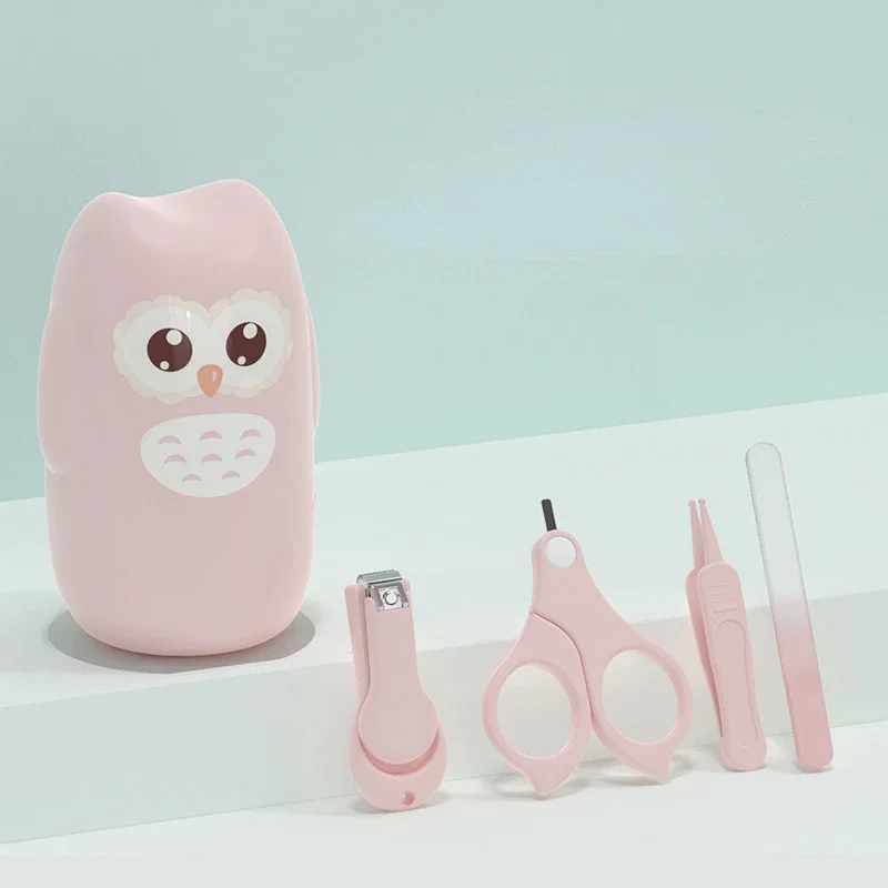 Cartoon Baby Full Set of Nail Clippers Protect Baby's Nails Specialised Anti-abrasion Nail Care Set for Newborns and Children baby care kit