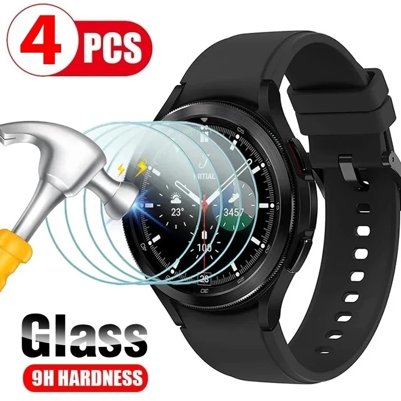 

Screen Protector for Samsung Galaxy Watch 4 Clasisic Tempered Glass for Samsung Watch 4 Classic 46MM 42MM Protective Film Foil