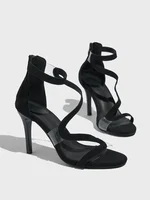 Sandales à talons hauts, sangle à talon mince pour femmes, mode extérieure, sandales de Style romain grande taille, chaussures à plateforme pour femmes 4