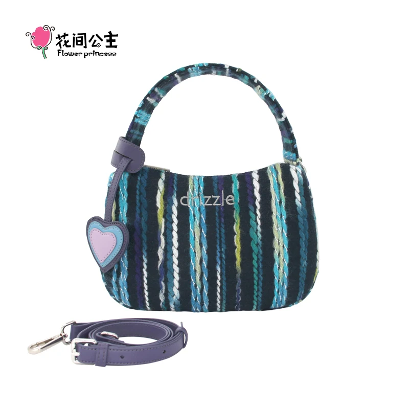 Flower Princess Drizzle Women's Bag 2024 Trend Designer Fall Winter New Fashion Female Small Handbag Crossbody Bags for Women