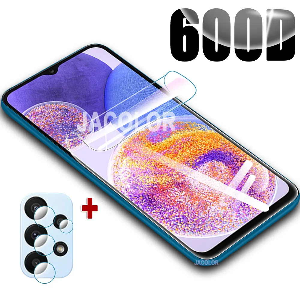 Hydrogel Screen Protector & Back Cover Film with Lens Safety Glass