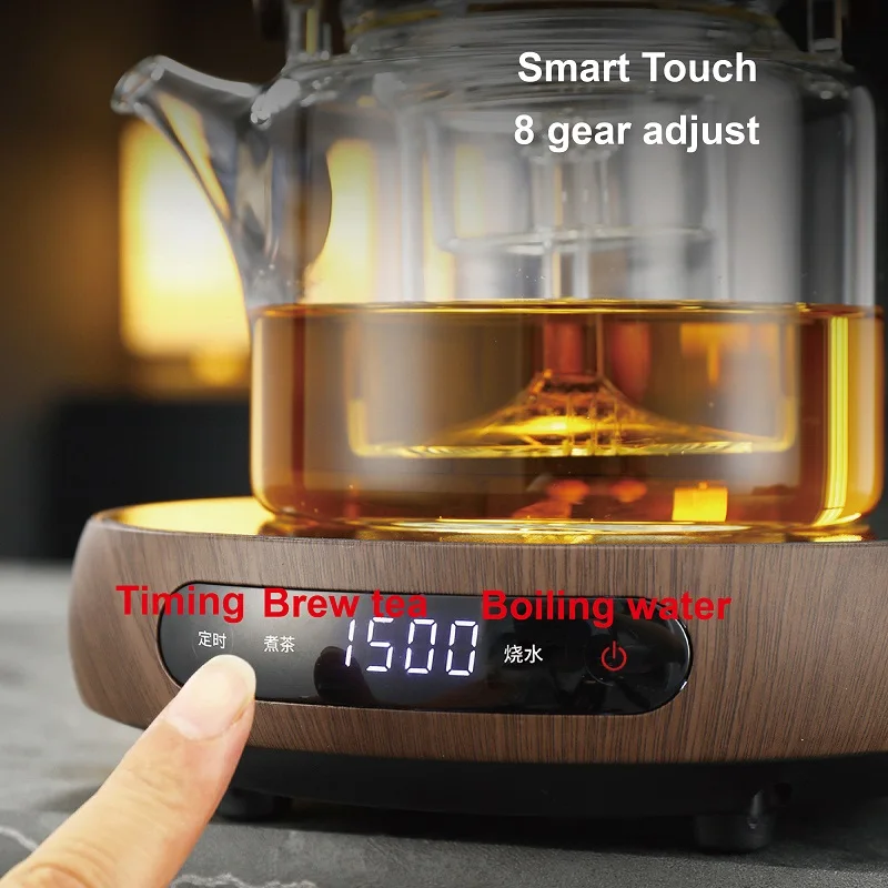 220V Ultra thin Electric Ceramic Stove Portable Tea Maker Keep Warm Electric Tea Stove 8 Gear Heating Stove Boiling Water Heater 3
