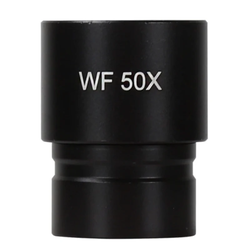 Microscope Objective Lens Microscope Arm Stand Video Microscope Stand Binocular Microscope Soldering Microscope Biological Microscope Eyepiece WF50X All Metal Optical Glass Lens 23.2mm Interface