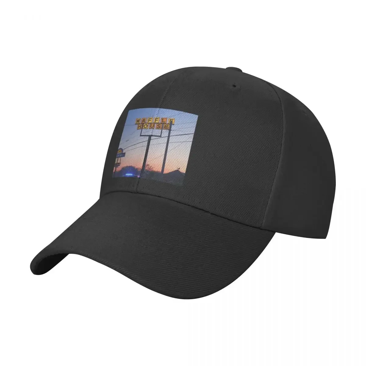 

Sunset at the Waffle House Baseball Cap Military Cap Man fishing hat Hats Woman Men's