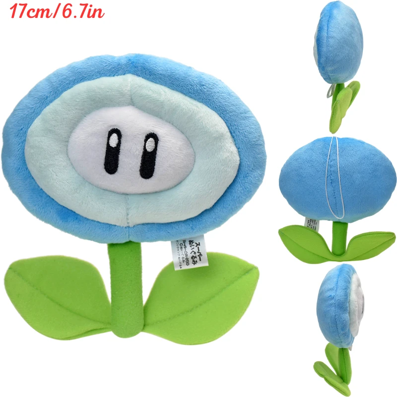 thumbnail image 1 of 26 Styles Kawaii Mario Ice Fire Flower Boo Cappy Plush Toys Cute Anime Figure Super Star Big Poison Piranha Plant Peluche Dolls, 1 of 5