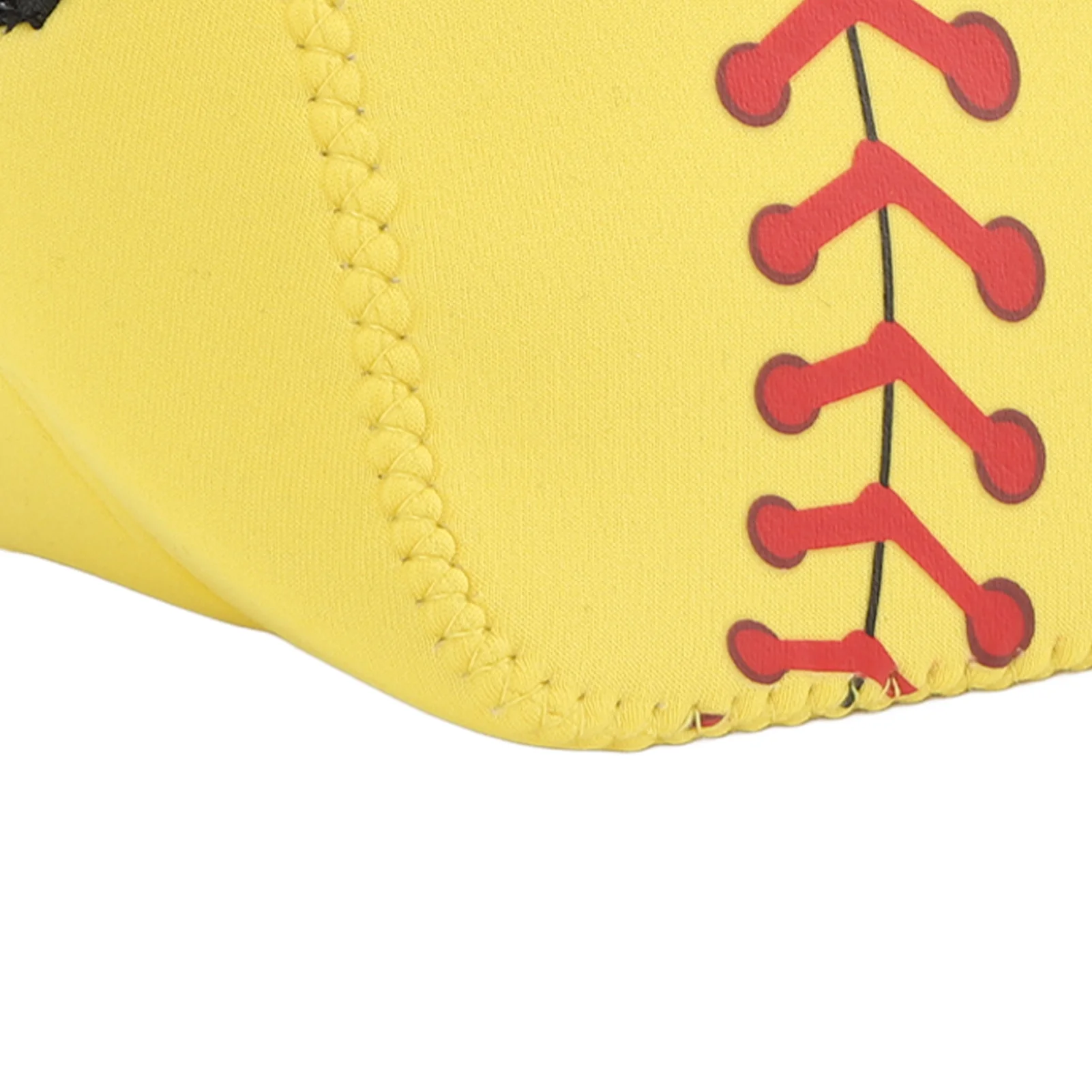 Baseball Pouch Bag Baseball Print Makeup Bag Waterproof Neoprene Zipper Design Compact Versatile for Outdoor
