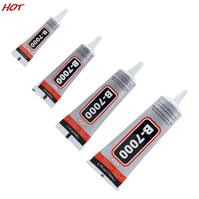 15/25/50/110ML B7000 Transparent Contact Phone Repair Adhesive Universal  Glass Plastic DIY Glue B-7000 With Precision Applicator - AliExpress