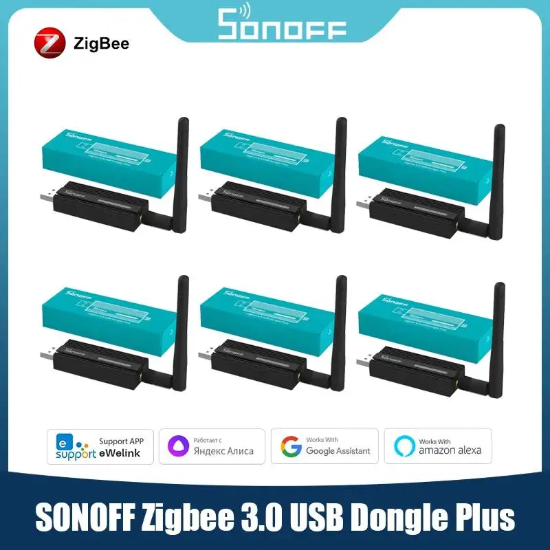 

1-6PCS SONOFF ZBDongle-E Wireless Zigbee Gateway Analyzer Zigbee2MQTT USB Interface Capture ZHA Support SONOFF ZigBee Devices