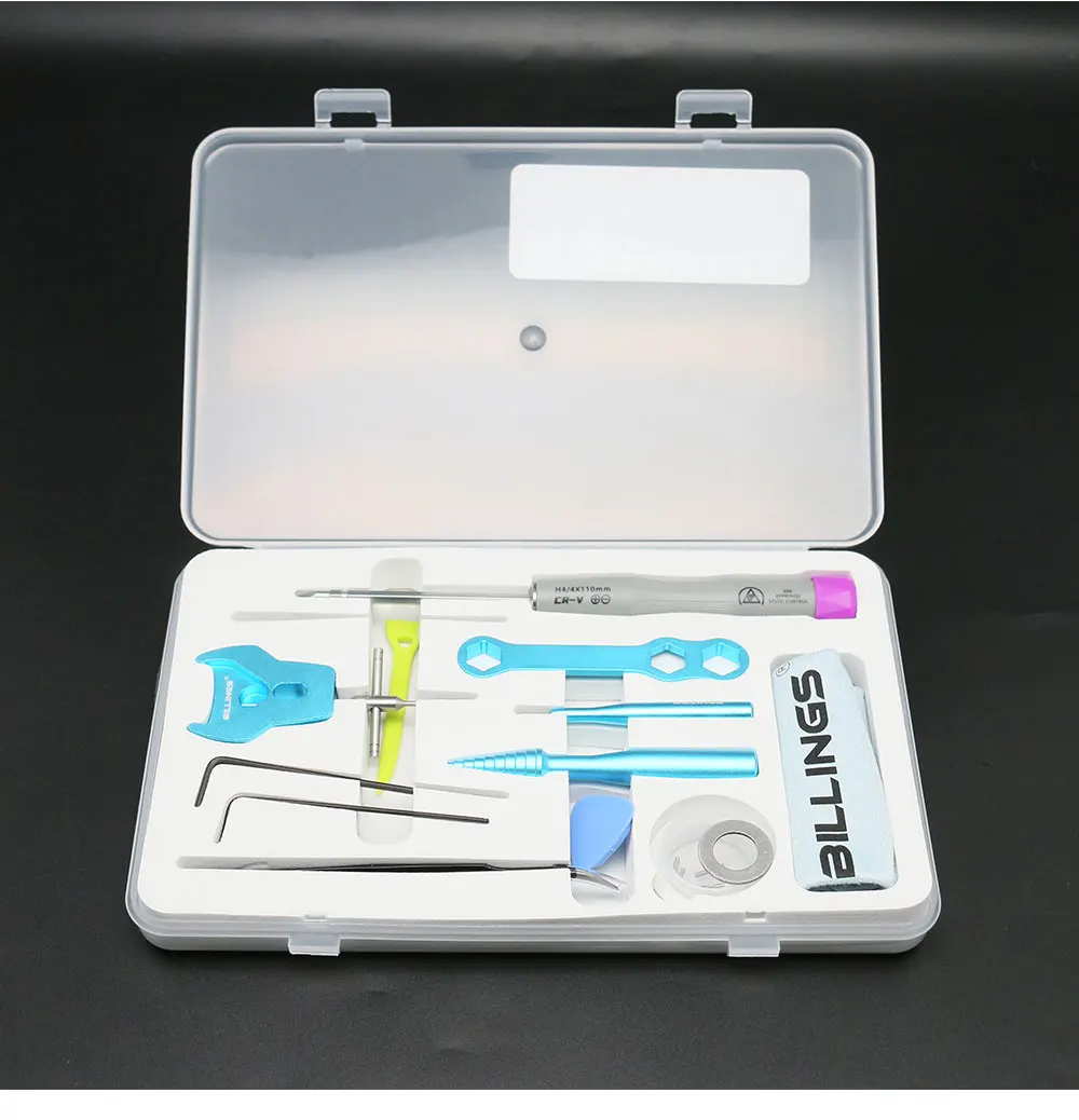 Description Picture 5 of item1 Set Fishing Reel Bearing Pin Remover Maintenance Wrench Screwdriver Tweezer Repair Tool Kit DIY Modified Baitcasting Reel