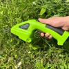 2 in 1 Cordless Electric Hedge Trimmer 7.2V Cordless Grass Shear Garden Pruning Shears Lawn Hedge Cordless Fence Scissors Weeder 4