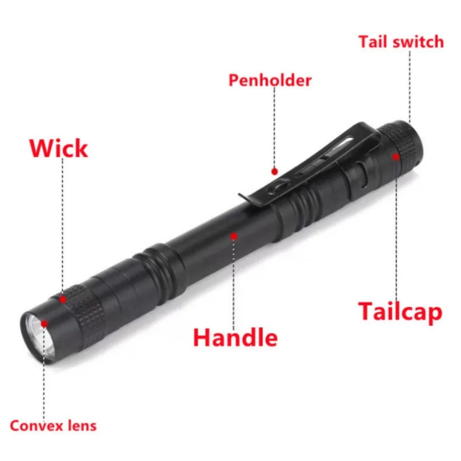 D5 LED Flashlight Pen Light Mini Portable 1000 lumens Switch Mode led  flashlight For the dentist and for Camping Hiking Out AliExpress