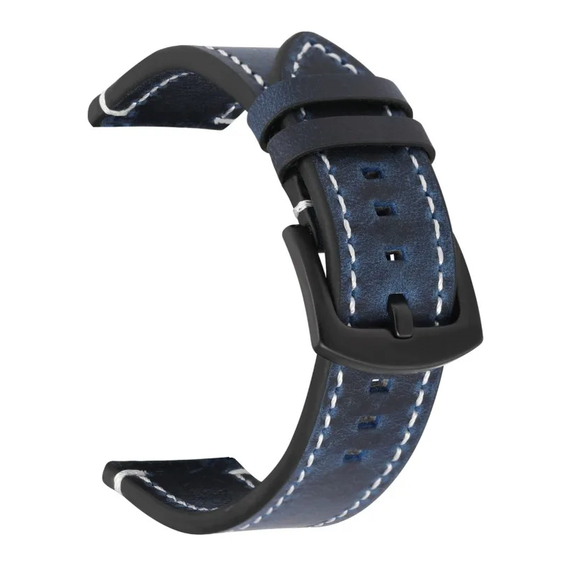 Vintage Quick Release Genuine Cowhide Leather Watch Bracelet Strap