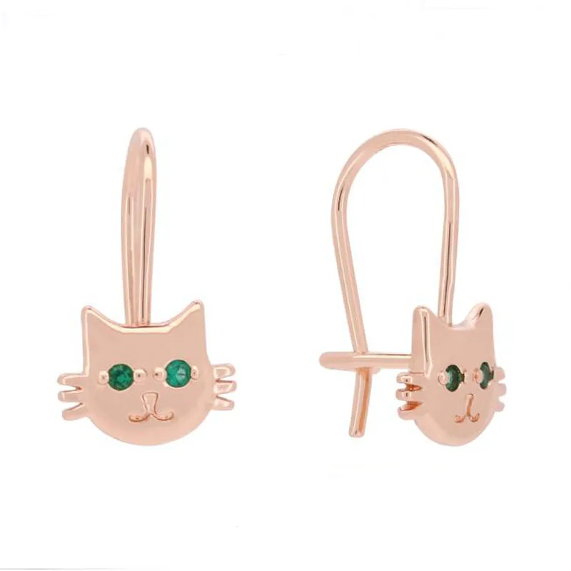 Orecchini Punto luce in oro rosa con zircone 5.00 mm | - La tua g