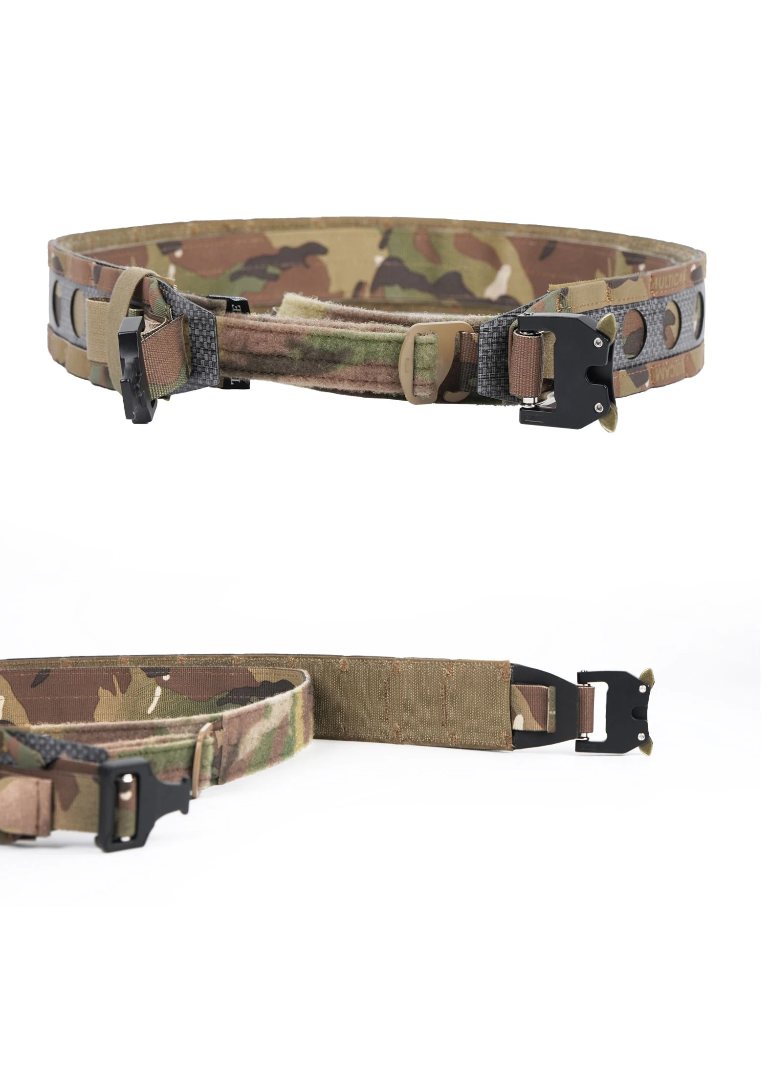 Tactical Bison Belt MOLLE Belts Quick Release Rigger Inner & Outer Airsoft Heavy Duty Belt Nylon Combat Gear Hunting Accessory