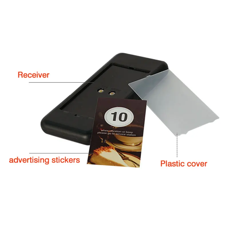 YARMEE Restaurant equipment pager Buzzer Wireless Receiver calling system For Coasters Food truck Coffee Shop Queuing System