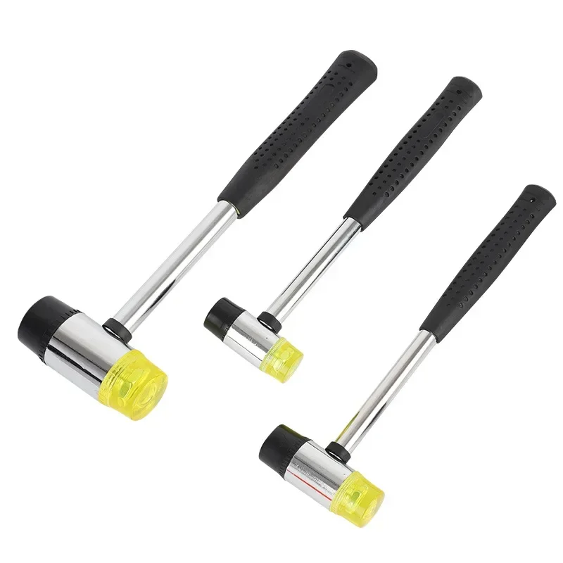 25mm Mini Rubber Hammer Multifunctional Hand Tool For Jewelry Craft DIY Steel Pipe Handle Mounting Hammer mini hammer rubber hammer