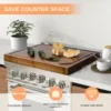 Stove Cover - Acacia Wood  Top Covers for Electric  and Gas  - Sink Cover RV  Top Cover 4