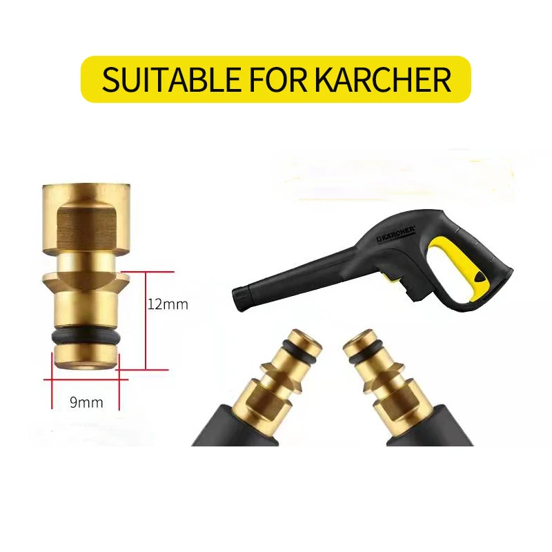 3M120bar High Pressure Washer Hose Pipe For Karcher With Extension Joint Connect High Pressure Wash Gun Machine Car Accessory