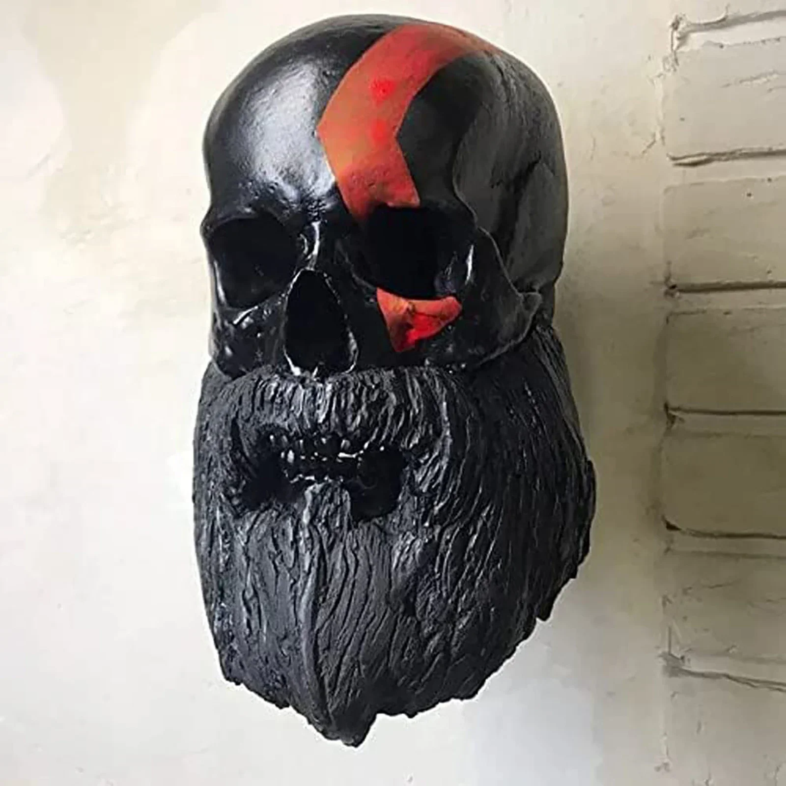 Creative Adult Motorcycle Helmet Holder Halloween skull Decoration Helmet rack Wall Mounted Helmet stand decor for Halloween