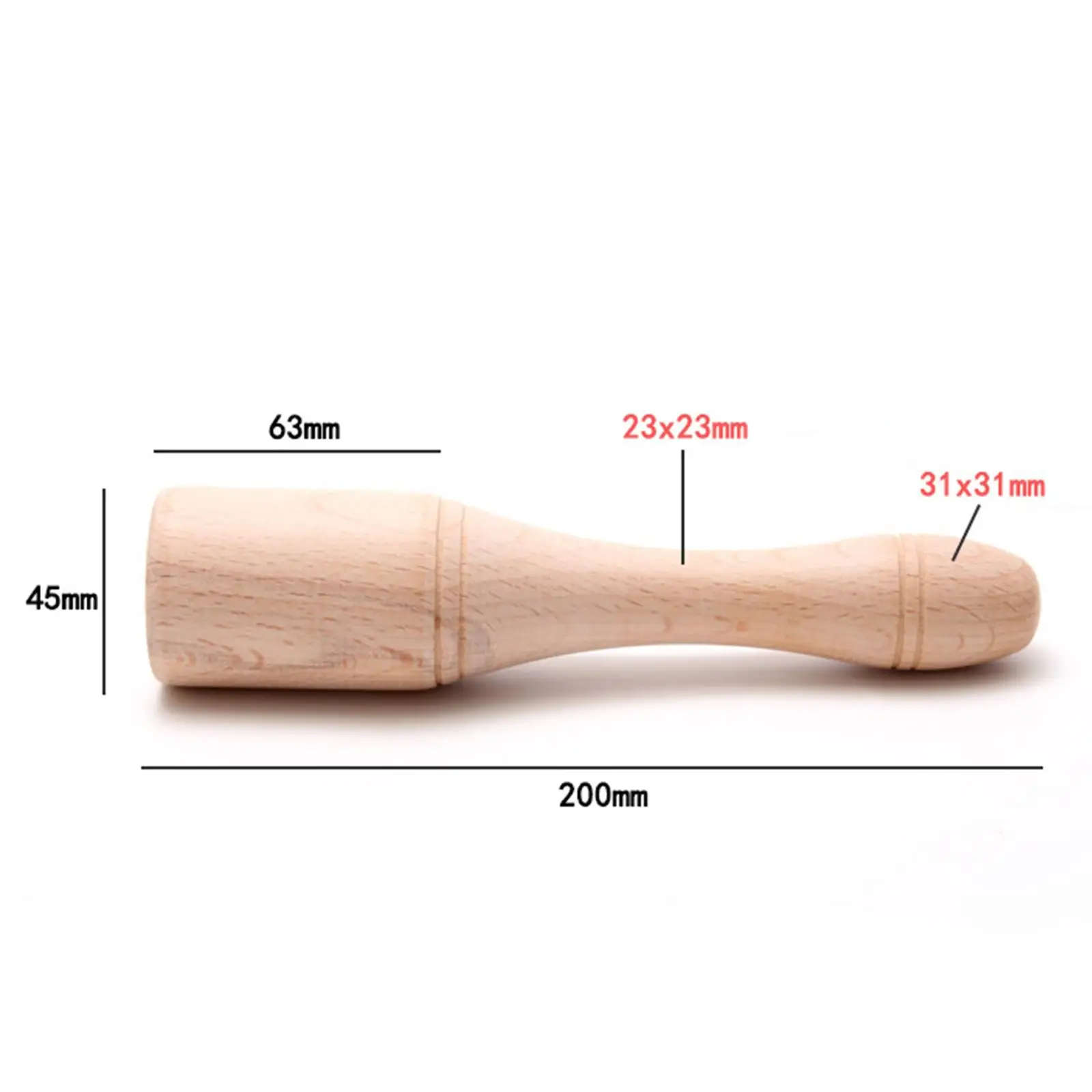 Wood Mallet Multifunctional Vertical Professional Wooden Hammer Leather Cowhide Tool Bar Accessories DIY Woodworking Tool installation hammer