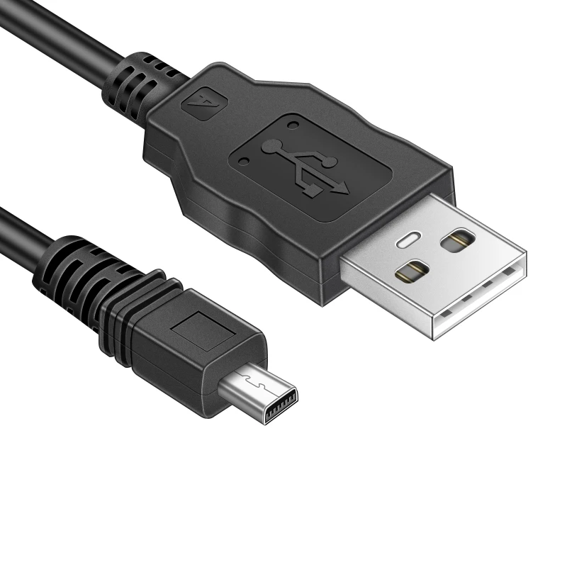Digital Camera USB Cable 1M 1.5M for Nikon Fuji Panasonic Olympus Sony
