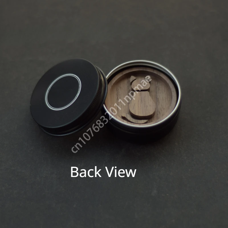 

[Cat's Back View] Black Walnut Rosewood Essential Oil Diffuser Fragrance Wood Office Bedroom Bedside Carry Box Car Creative Home