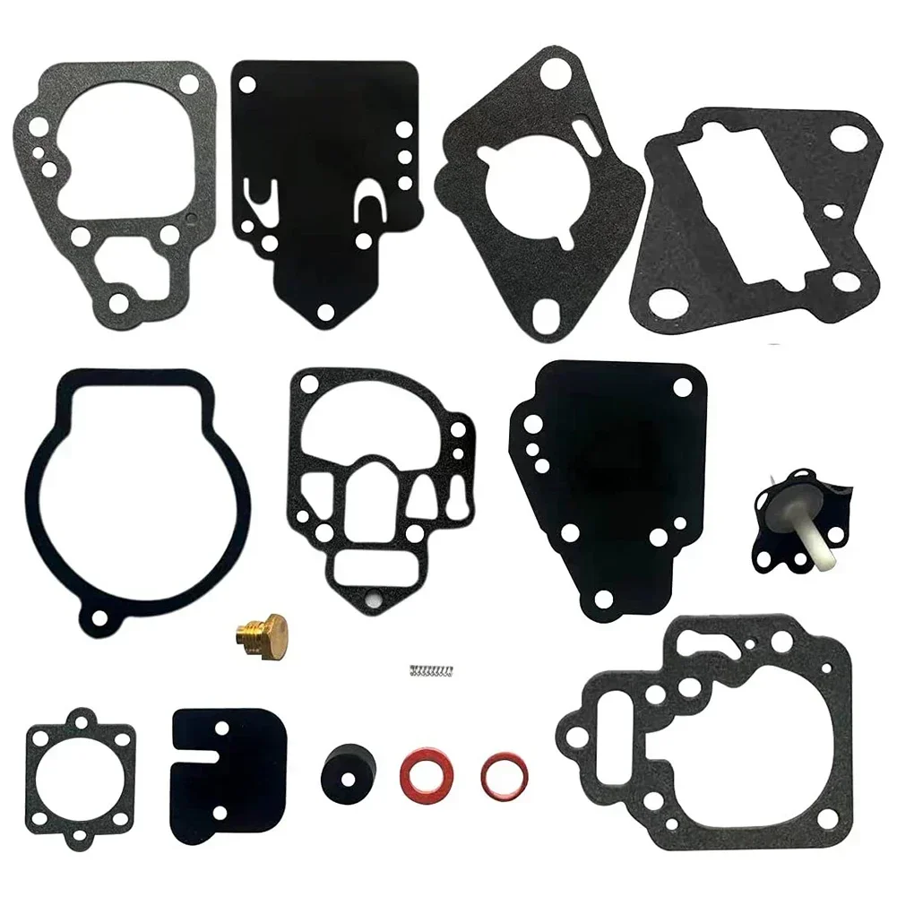 1 Set Carburetor Carb Rebuild Kit With Gaskets Repair Kit For Mercury For Mariner 6HP 8HP 9.9HP 10HP 15HP 20HP & 25HP 1984+