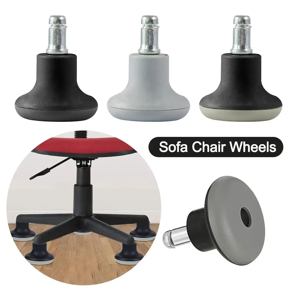 

Fasten Sofa Chair Wheels Furniture Feet Plug Anti Slip Replacement Fixed Casters Bell Stopper Glides Castor Home