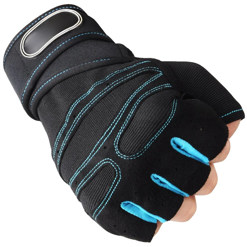 Gym Gloves Fitness Weight Lifting Gloves Body Building Training Sports Exercise Cycling Sport Workout Glove for Men Women M/L/XL 4