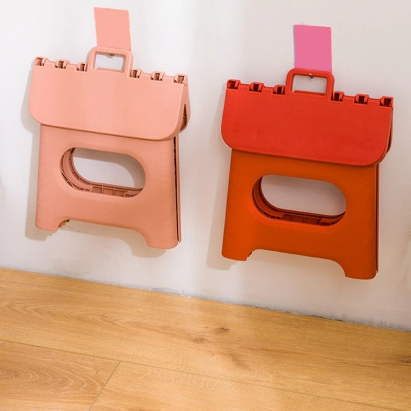 Portable Plastic Folding Stool Multi-Purpose Children Stool Stepstool Outdoor 3