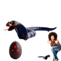 Remote Control Snake Toy RC Fake Rattlesnake Joke Prank Tricky Pranks Toy Fake Snake For Traveling, Parties, Camping and Picnics 2