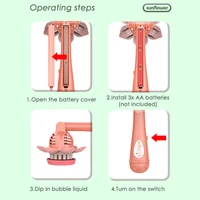 2026 Electric Bubble Gun Toys for Kids 23 Holes Bubbles Machine Soap Blower Blowing Toy Party Outdoor Games Boys Girls Gift 4