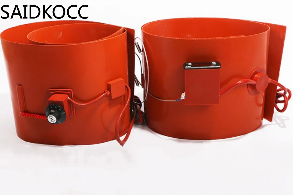 1150x250mm Electric Oil Drum Silicone Heating Belt Silicone Band Drum