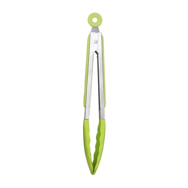 Food Tongs Kitchen Utensils Set Kitchen Tongs Silicone Non-slip Cooking Clip Clamp BBQ Salad Tools Grill Kitchen Accessories Silicone Food Tong Stainless Steel