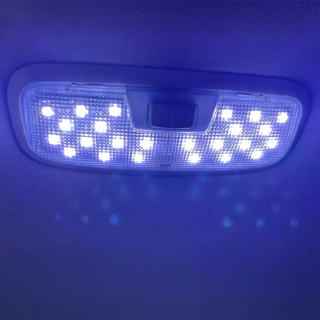 Lámparas de lectura LED de estilo de coche para Ford Focus 2 MK2 Fiesta Ecosport 2005-2014, lámpara de techo, caja de luces interiores de coche - Imagen 6