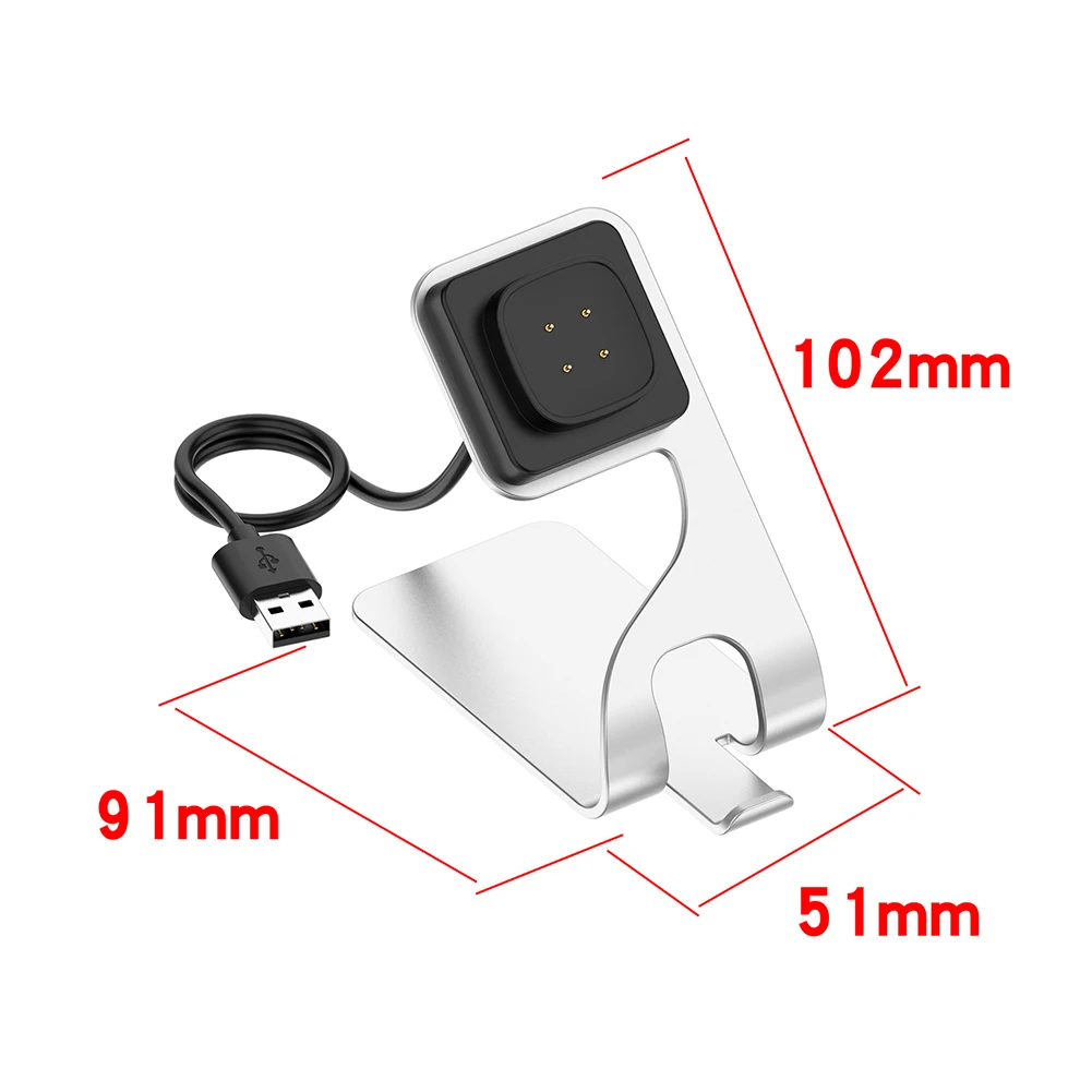 Fitbit Versa 3/4 sense 2 Ʈ ġ  ĵ ޴ USB Ʈ ġ  ̺  ũ ׼