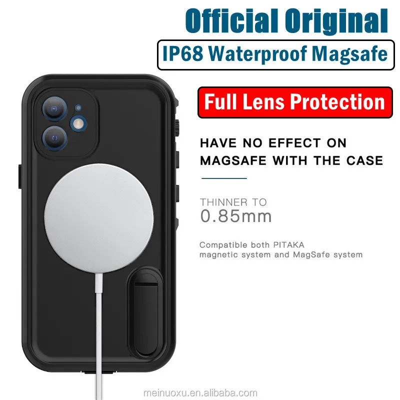 Magsafe Wireless Charging Waterproof Cases For Iphone 13 12 Pro Max