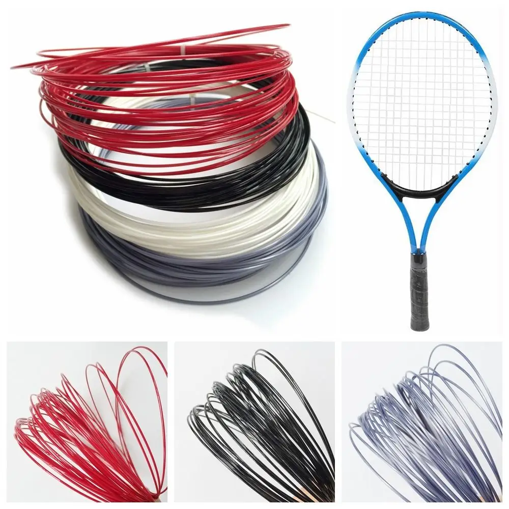 

Soft Concave Shape 1.25mm 12.2M Hex Tennis Racket String Top Spinning Ball Racquet Wire Angular Polyester Thread Sport Supplies