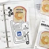 30 Pcs Cartoon Sticky Notes Kawaii bread toast coffee Memo Pads Sticker Student Gifts Stationery School Office Supplies 3