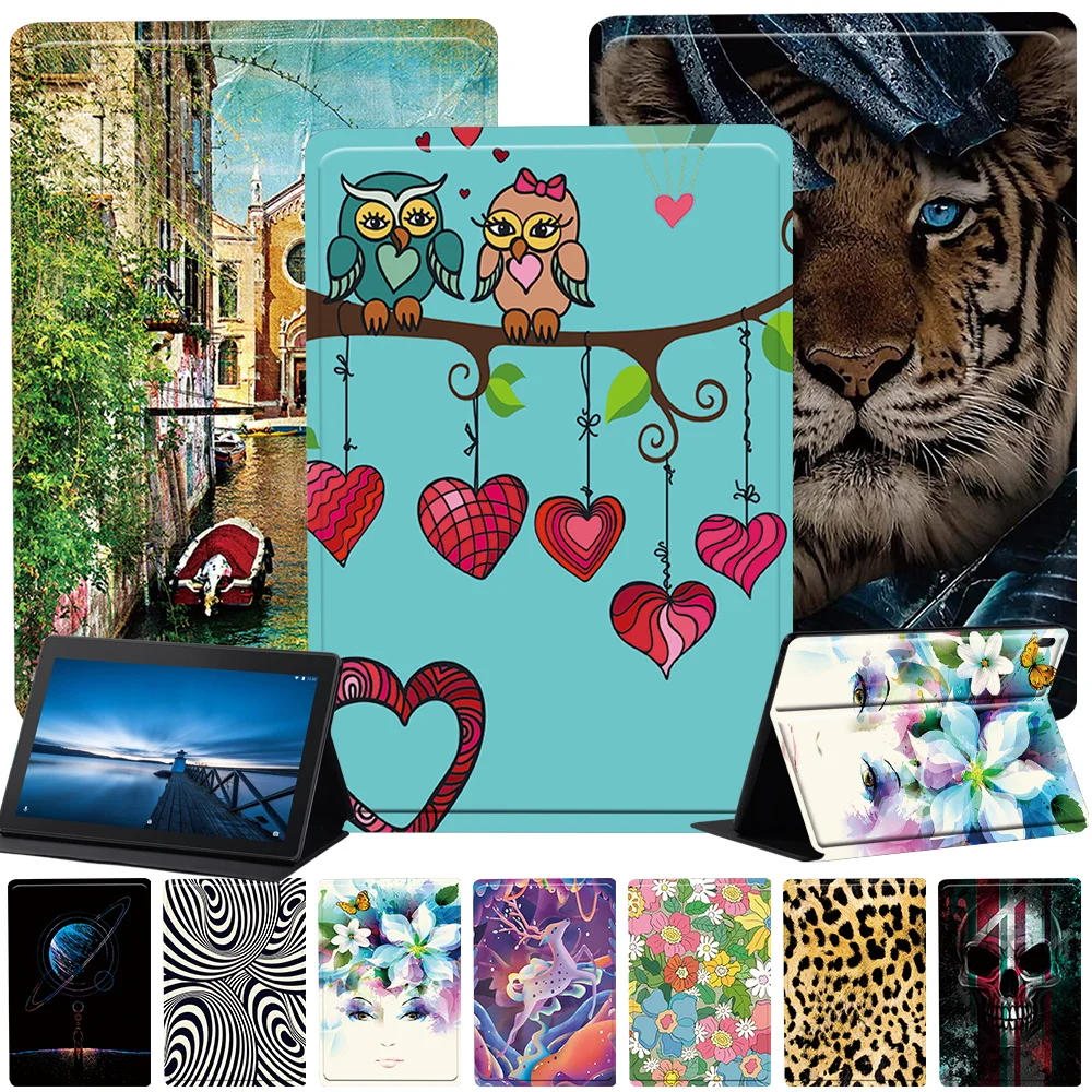 Чехол для Lenovo Tab M10 HD Gen 2 TB-X306 M10 Plus TB-X606F M10 TB-X605 Case Lenovo Tab M10 2nd M7 M8 TB-7305 + pen