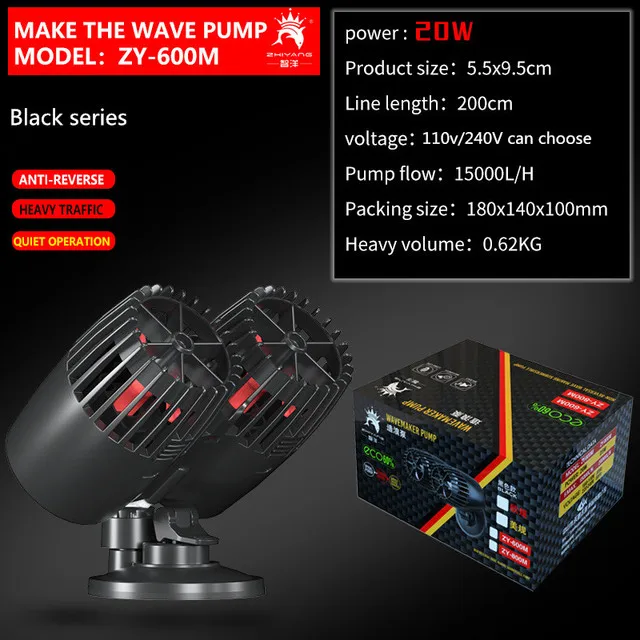 Wavemaker Wave Maker Water Pump for Aquarium Fish Tank Submersible Aerobic Pump Water Circulation Pump Flow Surf Pump 220-240V 