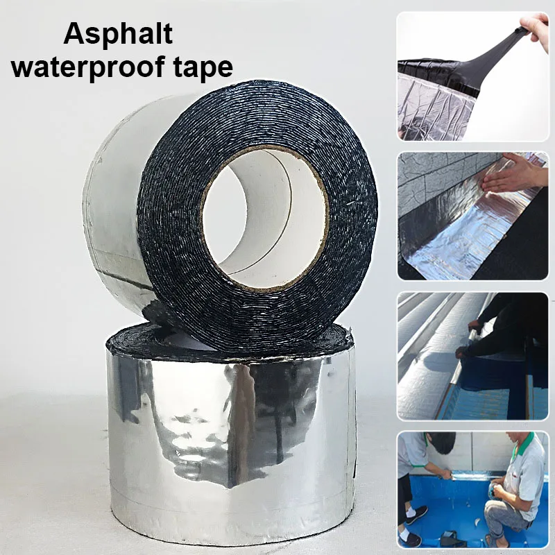 Waterproof Repair Aluminum Butyl Tape Aluminum Foil Butyl Rubber