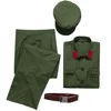 Chinese Officer Mao Cadre Green Uniform Suit Costume Coat 1960‘s CN Army Cosplay Costume Prop for Men Women 1