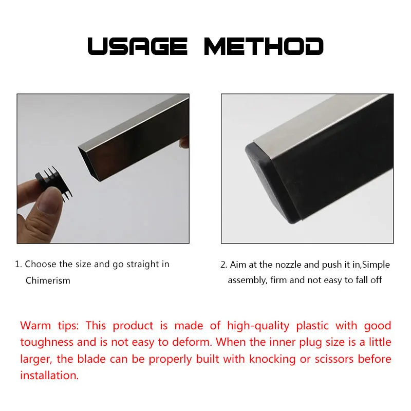 Chair Leg Caps Chair Leg Protector Furniture Leg Pads Furniture Foot Pads Furniture Leg Caps Furniture Foot Protector Rubber Furniture Feet Pads Furniture Feet Pipe Plugs Shoe Cabinet 10Pcs Square Plastic Black Blanking End Cap Floor Protector Tube Pipe Insert Plug Bung Furniture Feet Pads Leg Covers