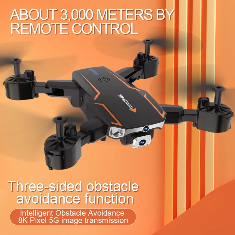 NEW S6 Drone 4K HD Dual Camera Wifi FPV Portable Foldable Remote Control GPS Drones Rc Quadcopter Toys RC Plane |