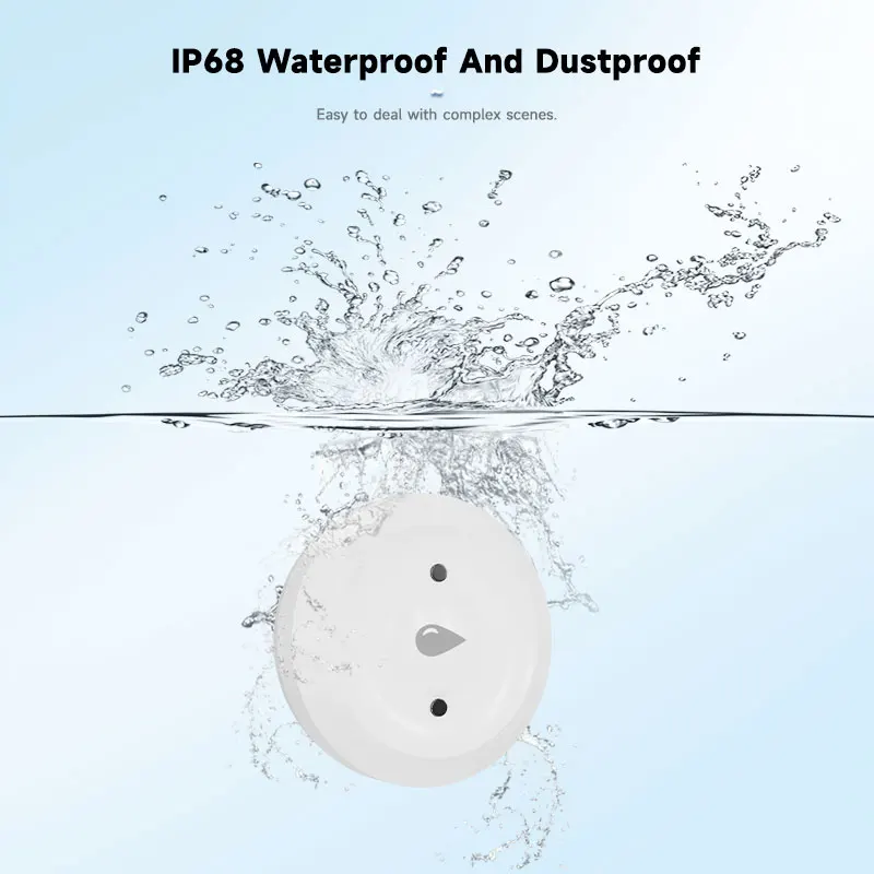 Tuya ZigBee Smart Water Sensor Leak Detector Flood Water Leakage Alarm Smart Life Control Work With Zigbee Gateway 3 Tuya ZigBee Smart Water Sensor Leak Detector Flood Water Leakage Alarm Smart Life Control Work With Zigbee Gateway 3