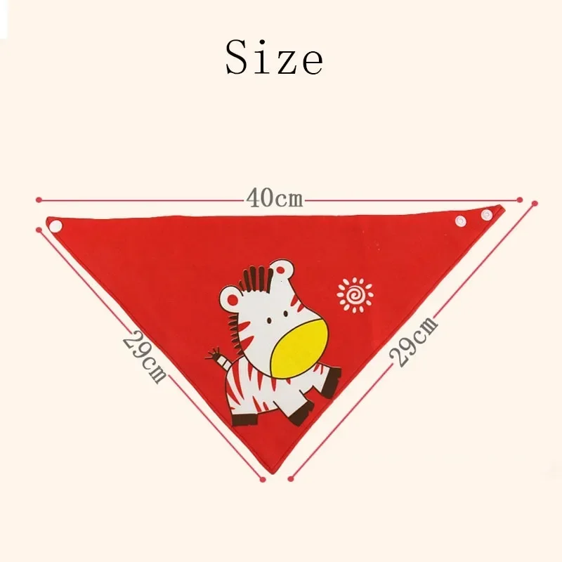 thumbnail image 4 of Toalla de Saliva para bebé, bufanda triangular, Bandana de algodón puro, Baberos impermeables, paño absorbente para recién nacidos, niños y niñas, bufanda para Saliva, 5 uds., 4 of 6